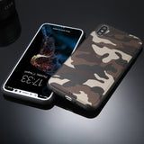 Lovebay Army Green Camouflage Case For iPhone X For iPhone 6 6S 7 8 Plus - Cacey