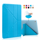 For iPad 9.7 2017 Case PU Leather Silicone Soft Back A1822 A1823 - Cacey