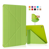 For iPad 9.7 2017 Case PU Leather Silicone Soft Back A1822 A1823 - Cacey