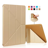 For iPad 9.7 2017 Case PU Leather Silicone Soft Back A1822 A1823 - Cacey