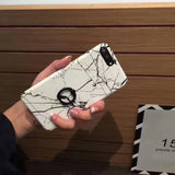 Marble Phone Case With Ring Holder For iPhone 7 6s 6 8 Plus - Cacey